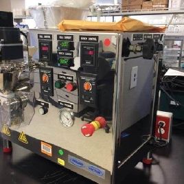 Freund Vector#TFC-LABMICRO, roll compactor system,with digital roll control,roll current &amp; screw control,110 V.,2010,#3027-2