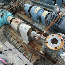 150 GPM,Viking#LL124, 3" Stainless Steel rotary gear, 500 RPM rotor speed, mech.seal on base, 10 HP XP motor, #43197