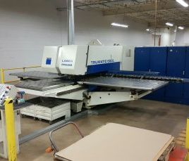 27.5 Ton,Trumpf#TC600L, Siemens, laser punch, 3000 watt, 2001, #10795