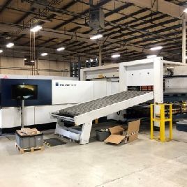 Trumpf # TRULASER-5030, 8000 Вт, волоконный лазер с Liftmaster Compact Lul / Sort, 2015, № 11617