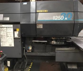 33 Ton,Strippit#1250H/30, CNC turret punch, 4 A/I, Fanuc OP, 1998