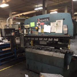 80 Ton,Amada#RG80S, press brake,82.1" OA,59.9 BH,15.76 thrt,13.79 open,3.94 stroke