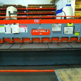 1/4 "x 10’Cincinnati # 1810, mecánico, FOPBG, cuchillos adicionales, piezas adicionales misceláneas, 1965