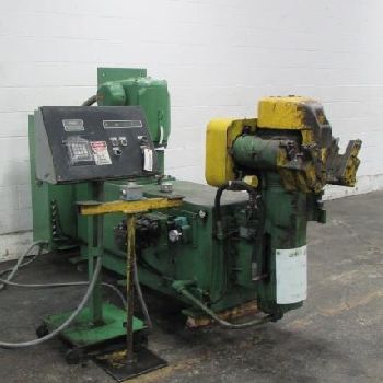 1-1/2"Pines#14T, tube bending vertical, 2 tubes per stroke, Dial-A-Bend operator control.