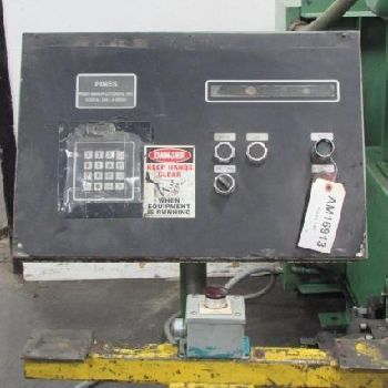 1-1/2"Pines#14T, tube bending vertical, 2 tubes per stroke, Dial-A-Bend operator control.