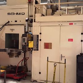 Schmid # T630, prensa orbital de conformado en frío, fuerza total de 8000 KN, 2002