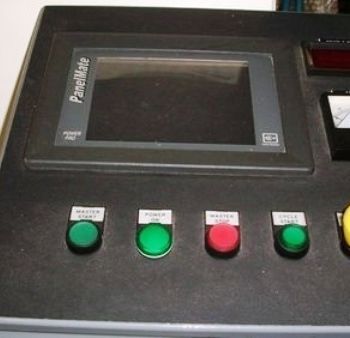 Technidrill#550-5-12-1,horiz,.500 diameter,1 spindle,15x20" T-slot table,2k rpm,Panelmate control, unused