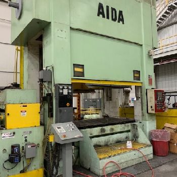 440 Ton,Aida#PMX-L2-4000(1)-225-160,link motion, 12" str,6 sl.adj,30-70 SPM,43 SH,2002