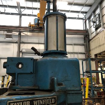 75 KVATaylor-Winfield#ENB-24-50, projection welder,24" throat,5 cylinder,adjustable/retractable air type,220/230/240V.,#6696