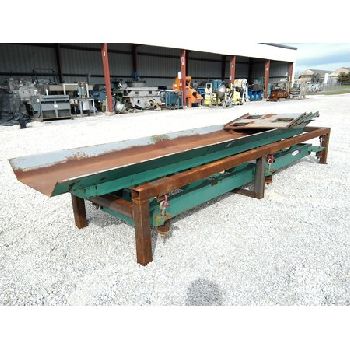 24" wide x 16â€™ long,Triple S Dynamics #TLB-24, frequency conveyor, Carbon Steel, 1.5 HP, #12323