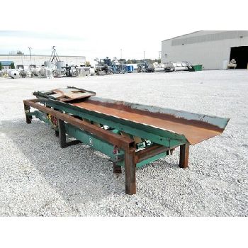 24" wide x 16â€™ long,Triple S Dynamics #TLB-24, frequency conveyor, Carbon Steel, 1.5 HP, #12323