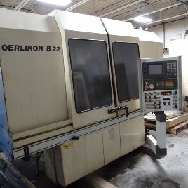 Oerlikon # B22, affûteuse de lames CNC, Fanuc 160-M, module de 1,5 à 13 mm, 1997