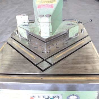 1/4" x 9 x 9Boschert, hydraulic notcher puncher, tooling, 1984, #18174