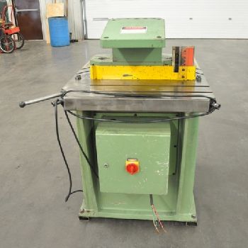 1/4" x 9 x 9Boschert, hydraulic notcher puncher, tooling, 1984, #18174