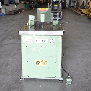 1/4" x 9 x 9Boschert, hydraulic notcher puncher, tooling, 1984, #18174