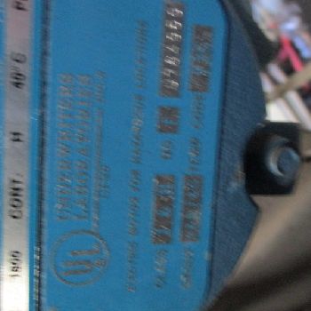 Nicols ZenithMetering Pump, 1" x 1/2 inlet/outlet, 1/2 HP, 90 V. DC motor, 4.7 amps, #34927