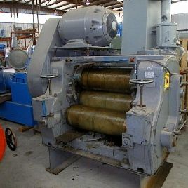 13" x 32LehmannVertical 3-Roll Mill, #2817