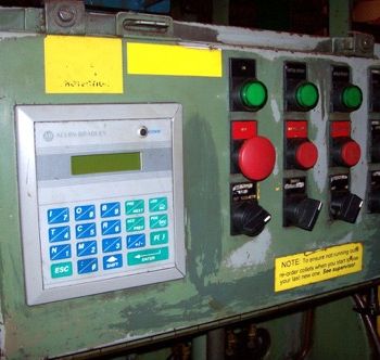 2"Modern#2KCutoff, 2 slide,Allen Bradley PLC,20â€™ mag.feed,1987,rebuilt 1994,#9369