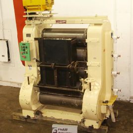 15" x 43Lehmann#5, 5-roll mill, refiner to ensure homogeneous product fitness, jacketed for heating/cooling