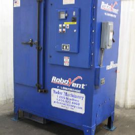 RoboVent#DFM-5000-8, cartridge type dust collector,12" vent open.,5 HP,2006,#67409