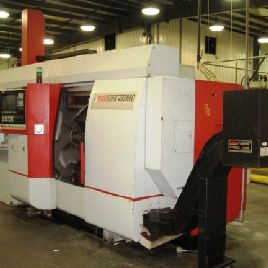 Emco # EMCOTURN-465MC, 6 axes, 2 broches, 2 tourelles, balançoire 14.5 ", 7 mandrins, robot, 840D, ’99, # 15942
