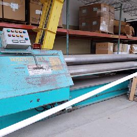 Montgomery # 4R12025 de 10 '' x 1/4 ", 4 rollos, 9 rollos de diámetro, 15 HP, botón, extremo abatible, 2004