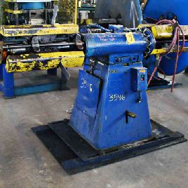 2500 lb.Cooper Weymouth#2500-18DP, double uncoiler,18" wide,60 OD,15 -20 ID,#3546