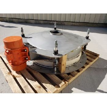 S/S Vibratory Bottom Bin Activator, 48" Schenk #7600/2, AccuRate solidsflow,#16277