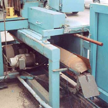 Metlsaw#P506/T2, automatic traversing plate saw,2" x 60,72 power BG,1984,#17128