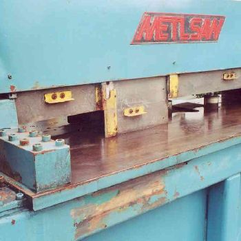 Metlsaw#P506/T2, automatic traversing plate saw,2" x 60,72 power BG,1984,#17128