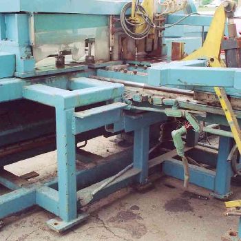 Metlsaw#P506/T2, automatic traversing plate saw,2" x 60,72 power BG,1984,#17128