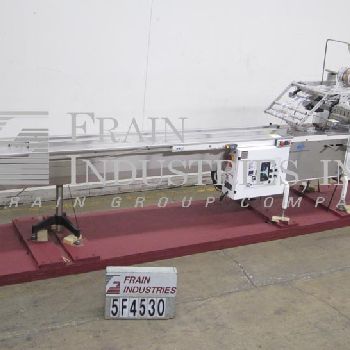 PFM#30-SUPER, 1-up, semi-automatic, horizontal wrapper, 30-80 PPM, quick change lugged product infeed