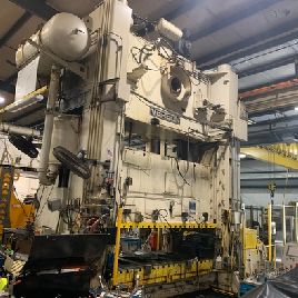 600 Ton,Verson#S2-600-120-60T, stamping press,16" stroke,40 SH,120x60 bed,1995