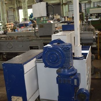 1" x 2Buhler#EW100, 2 Hi finishing mill, manually adjustable roll, vari-speed drive, built in cabinet w/tooling, #28483