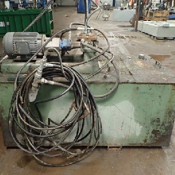 FalconMark I, hydraulic power pack, 10 230 V. or 7.5 HP 460 V.,manifold,41" wide x 72 long x 30 high reservoir,#2949-77