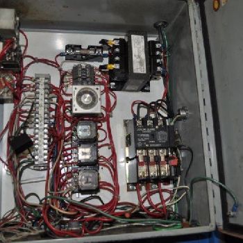 50 Ton,Neff#H-SERIES, 4-post hydraulic press,12" stroke,15 DL,20 HP,1990