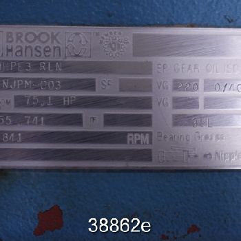 Brook Hansen#P4, Gear Drive, 55.741:1 Ratio, #38862