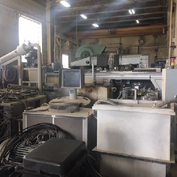 Flow#6012, water jet, 6â€™ x 12â€™, 60000 psi Intensifier Pump, Dynamic Cutting Head, 2005, #7434