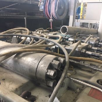 Flow#6012, water jet, 6â€™ x 12â€™, 60000 psi Intensifier Pump, Dynamic Cutting Head, 2005, #7434