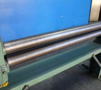 4’ x 16 ga.Pexto#418E, hand slip roll, 3" roll diameter, with stand, #5783