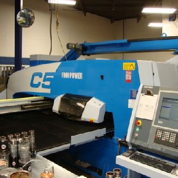 33 Ton,Finn-Power#C5Compact Express Load/Unload, 50" x 100,20 station turret,4 A/I,#28126