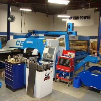 33 Ton,Finn-Power#C5Compact Express Load/Unload, 50" x 100,20 station turret,4 A/I,#28126