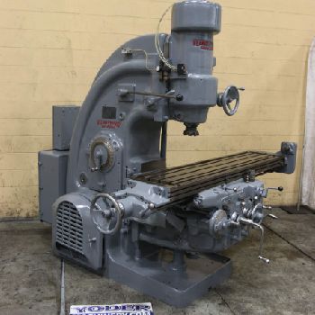 Kearney &amp; Trecker#4CH, vertical mill,74" x 15-1/2 table,10 HP,power draw bar,#69650