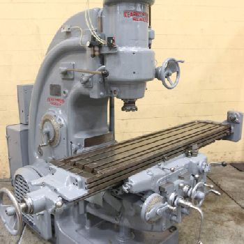 Kearney &amp; Trecker#4CH, vertical mill,74" x 15-1/2 table,10 HP,power draw bar,#69650