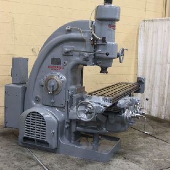 Kearney &amp; Trecker#4CH, vertical mill,74" x 15-1/2 table,10 HP,power draw bar,#69650