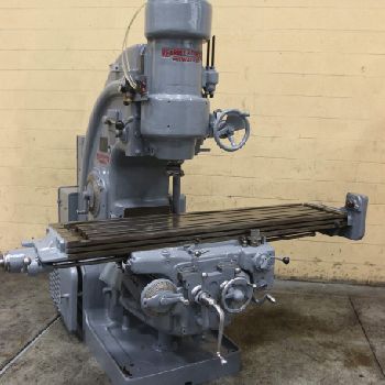 Kearney &amp; Trecker#4CH, vertical mill,74" x 15-1/2 table,10 HP,power draw bar,#69650