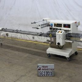Ilapak#LYNX, automatic, 1-up, horizontal flow wrapper, 40-100 ppm, 96" L lugged infeed conveyor w/84 load area