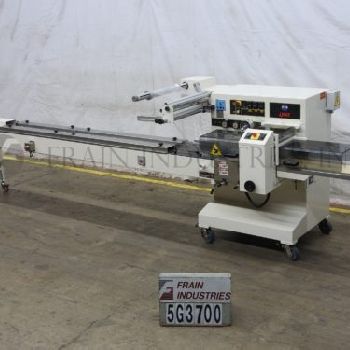 Ilapak#LYNX, automatic, 1-up, horizontal flow wrapper, 40-100 ppm, 96" L lugged infeed conveyor w/84 load area