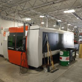 Bystronic#BYSPRINT-3015, 3000 watt fiber laser, 5’ x 10’, load/unload system, 2014