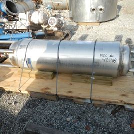 50 gal. 30-15 psi, 17.5" x 68, Mueller, 304L Stainless Steel,dish top/bottom,4 Stainless Steel legs,13 discharge height,NB #42013,#42548